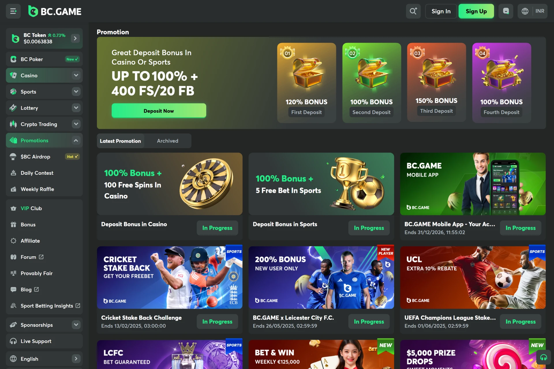 Discover amazing sports and casino bonuses at the official BC Game site.