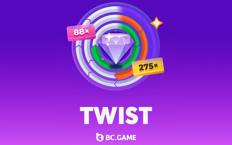 BC Game offers you to play the Twist game.