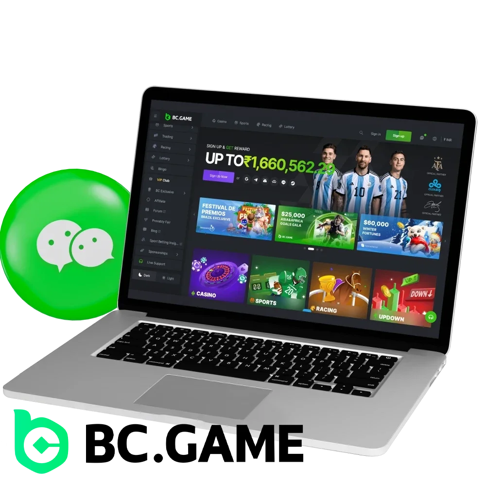 What are the contact details of the BC Game website in India.