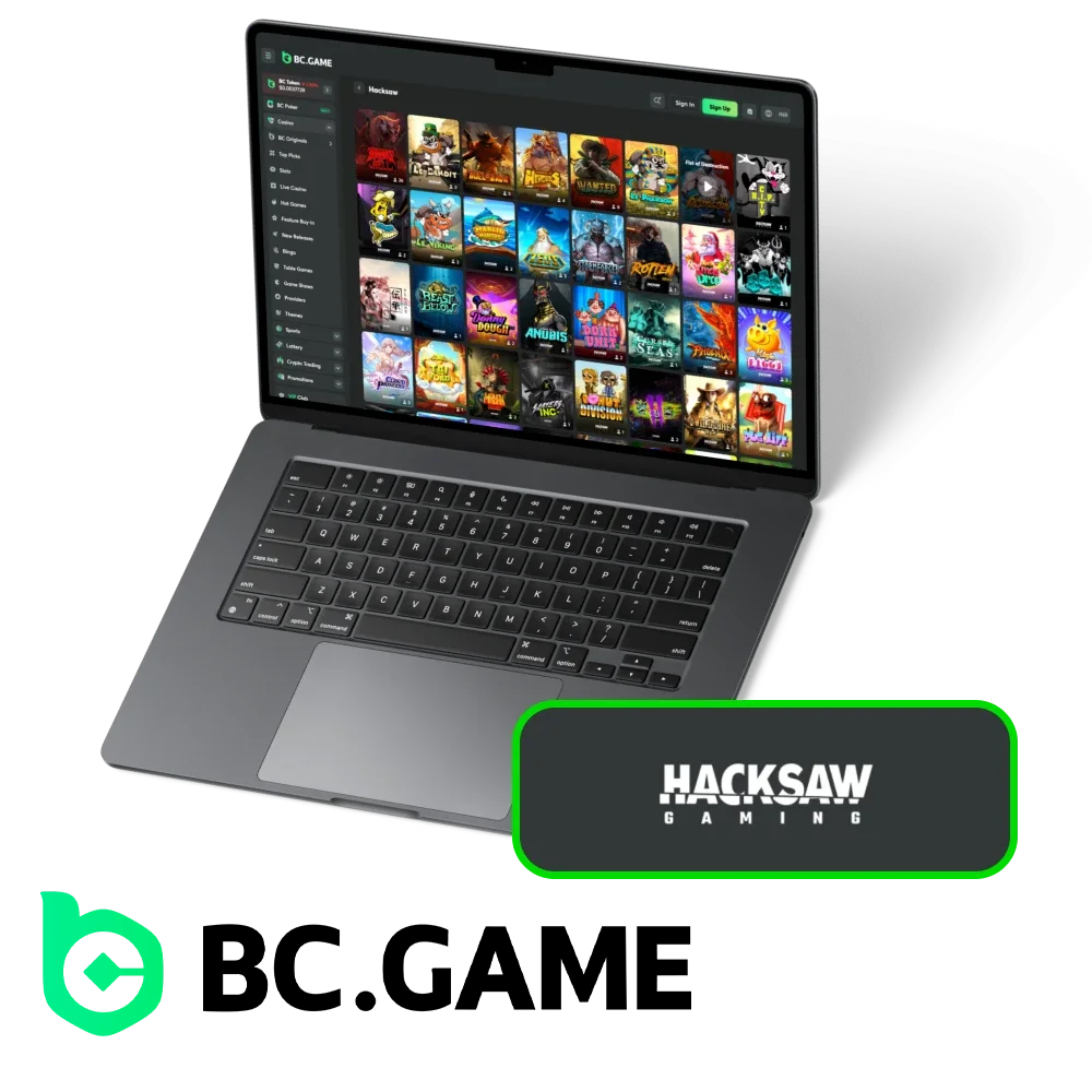 BC Game provides games developed by Hacksaw.