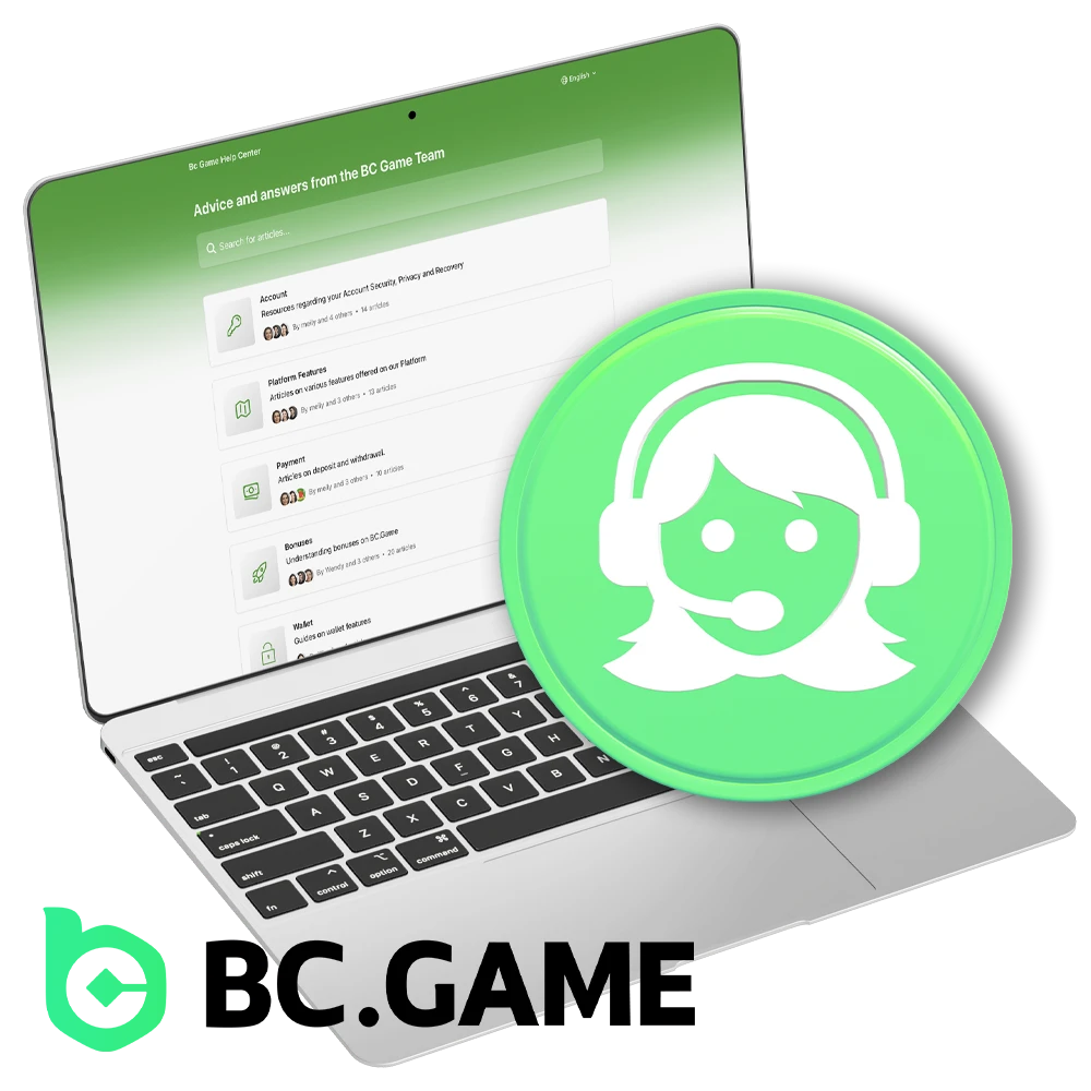 Use the help on the BC Game website to find answers to all your questions.