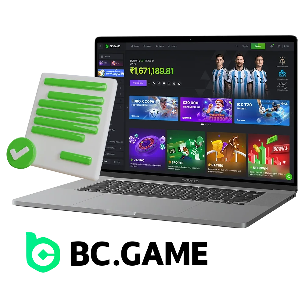 BC Game is a licensed and safe platform.