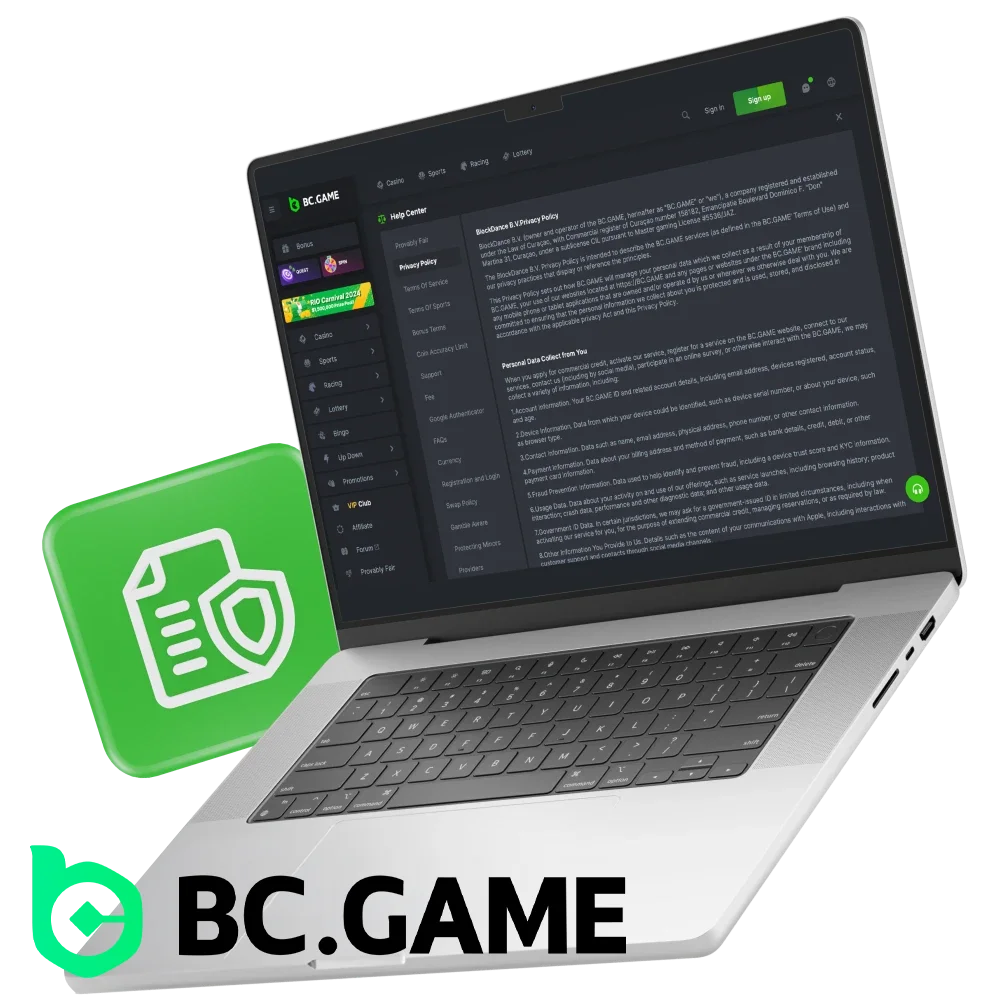 Does the BC Game online casino in India protect users’ personal data.