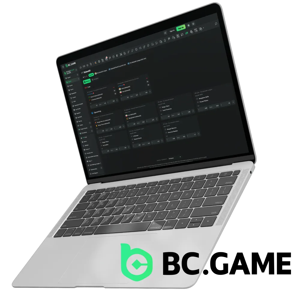 Kabaddi betting with BC Game for global fans and big payouts.