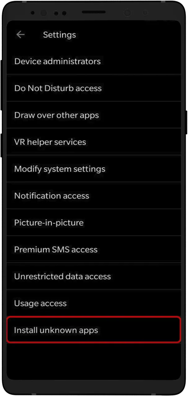 Allow installation from unknown sources to download the BC Game app.