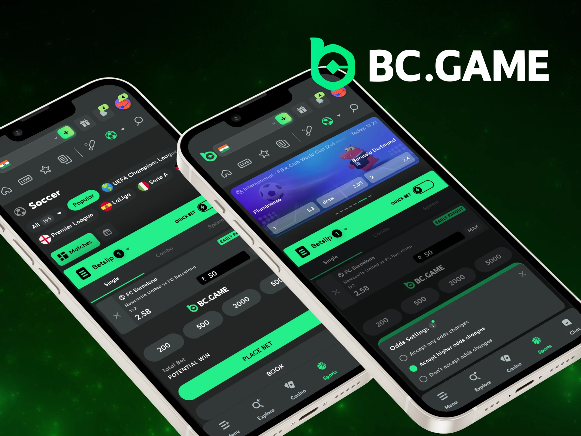 Check out the football betting odds at BC game.