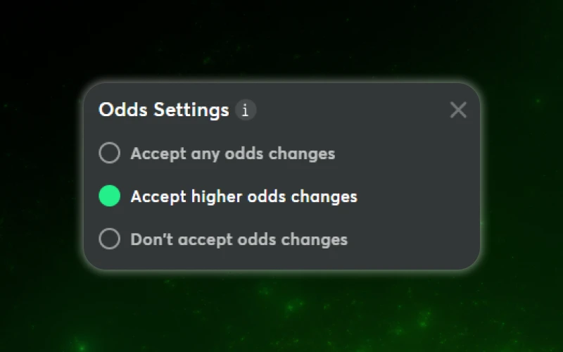 View the betting odds available at BC Game.