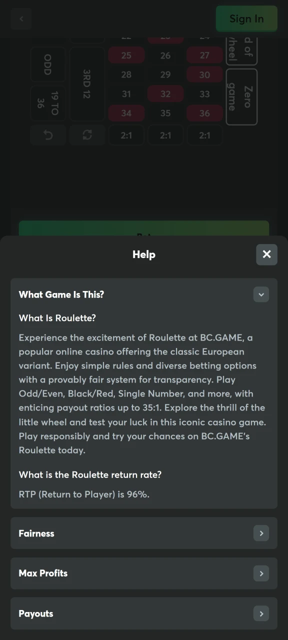 If you want to learn more about roulette, read the information at BC Game.